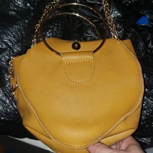 Mustard yellow purse